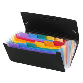 Lõõtsmapp Viquel Rainbow 12-vahega 26×13,5cm