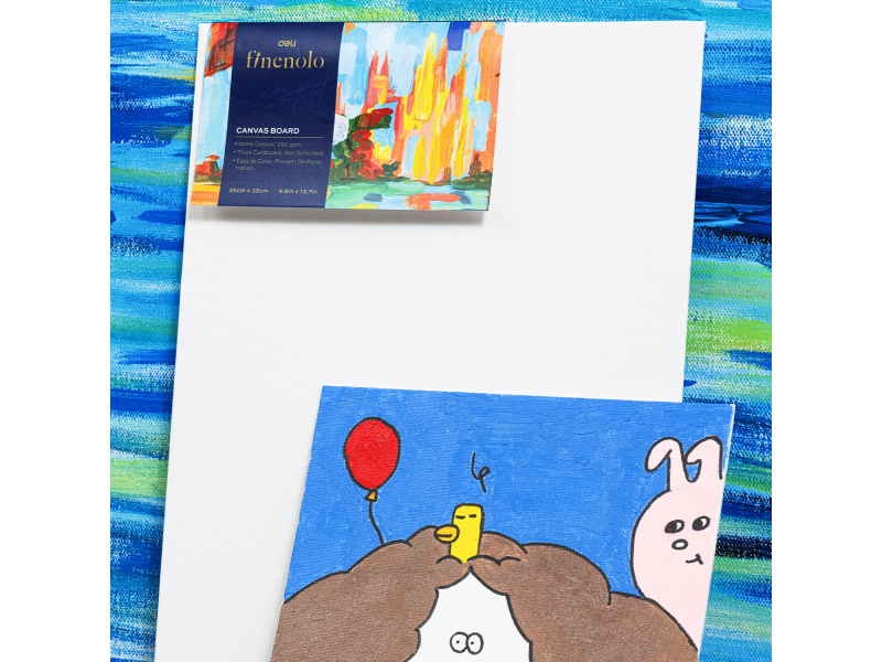 Lõuend Finenolo kartongil 30x40cm 100% puuvill 280g/m² peentera - Pilt 5