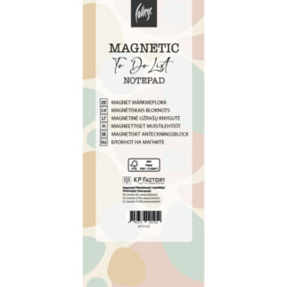 Magnet märkmeplokk (To Do List), 50 lehte, 89x210mm