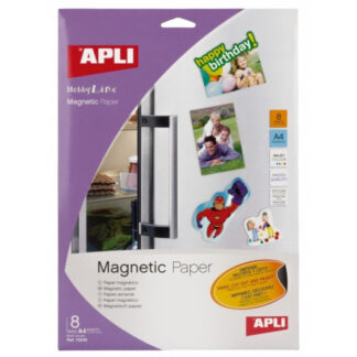 Magnetpaber Apli Magnetic 10245 640g 8 lehte Inkjet a4 fotopaber