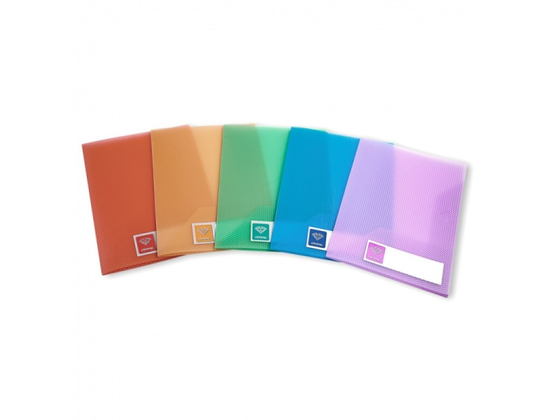 Mapp College CRYSTAL A4, sulguriga, 2 klappi, 0.50, assortii - Pilt 2