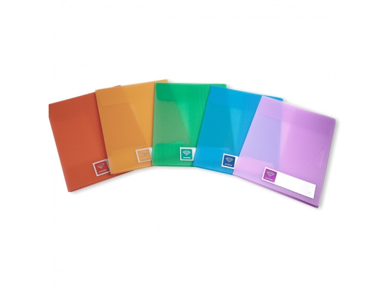 Mapp College CRYSTAL A4, sulguriga, 3 klappi, 0.50, assortii - Pilt 2