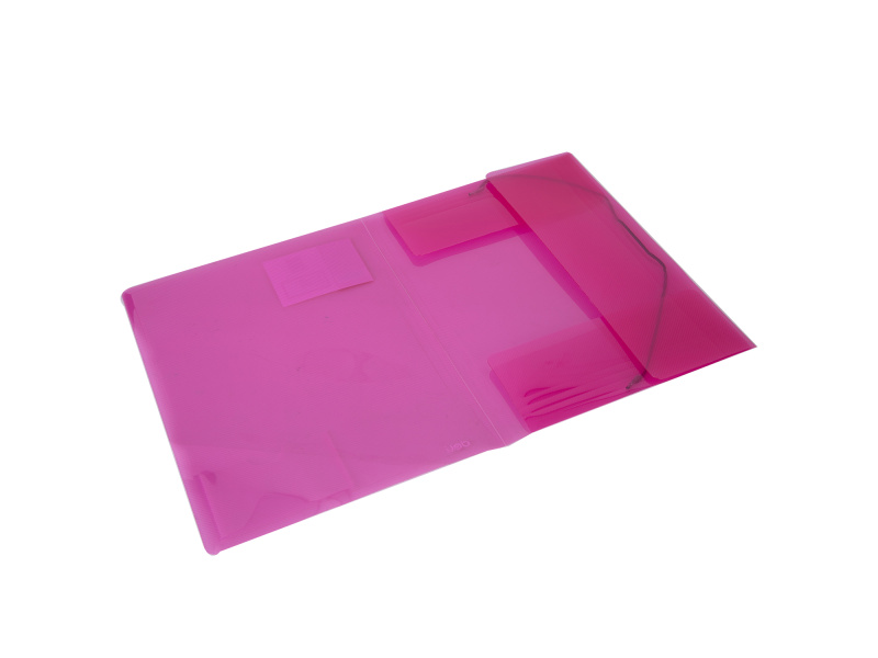 Mapp nurgakummiga DELI Start A4 plastik läbipastev assortii - Pilt 4