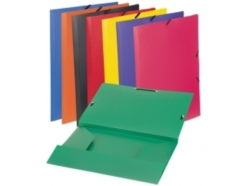 Mapp nurgakummiga Viquel Chemise A4 plastik, roheline