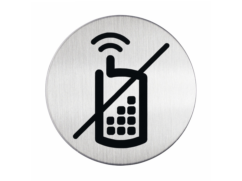 Märk Durable Picto Mobiiltelefonide kasutamine keelatud