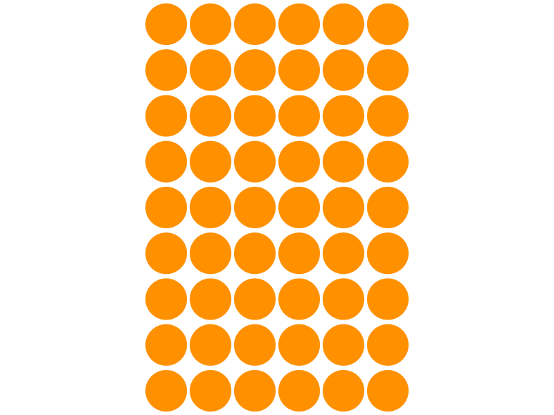 Markeerimispunktid Zweckform 3148 Ø12mm 270tk/pk neoonoranz - Pilt 3