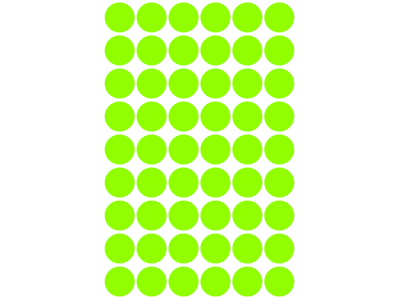 Markeerimispunktid Zweckform 3149 Ø12mm 270tk/pk neoonroheline - Pilt 3