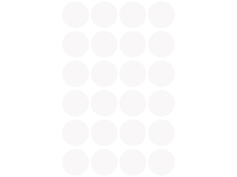 Markeerimispunktid Zweckform 3170 Ø18mm 96tk/pk valge - Pilt 3