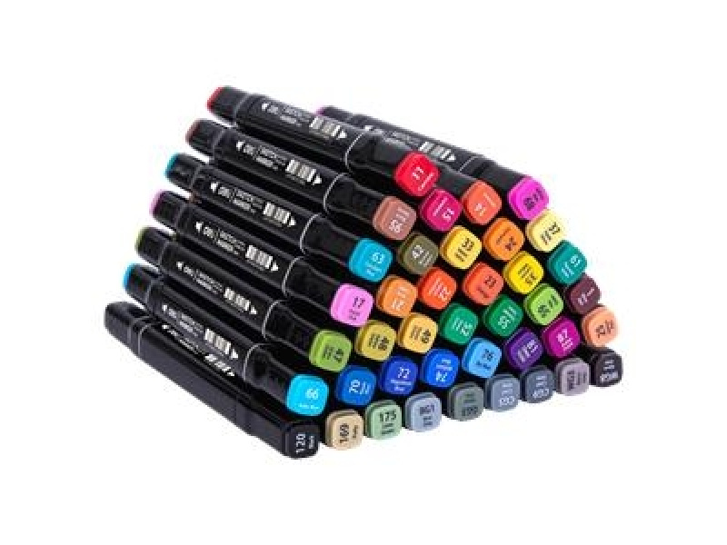 Marker DELI Sketch kahepoolsed 40-värvi — изображение 4