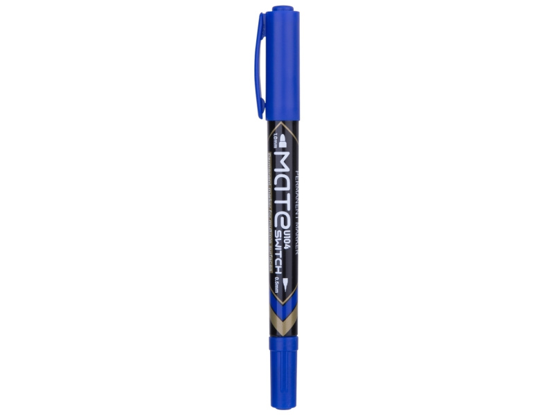 Marker DELI U104 kahe otsaga, sinine
