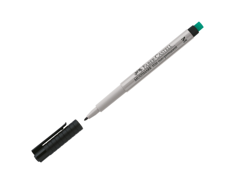 Marker Faber-Castell Multimark mitte perm. M 1,0mm must