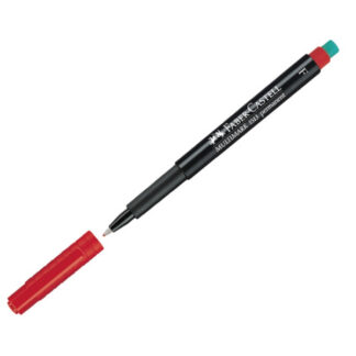Marker Faber-Castell Multimark perm. F punane