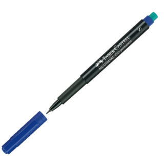 Marker Faber-Castell Multimark perm. S 0,4mm sinine