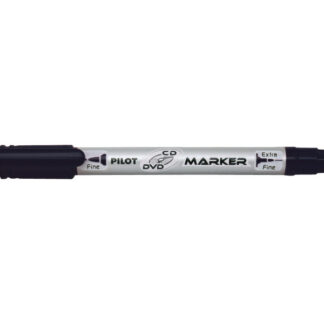 Marker Pilot Twin CD/DVD kaheotsaga 0.4 ja 0.8mm must