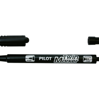 Marker Pilot Twin kaheotsaga 0.5 ja 2.0mm must