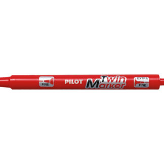 Marker Pilot Twin kaheotsaga 0.5 ja 2.0mm punane