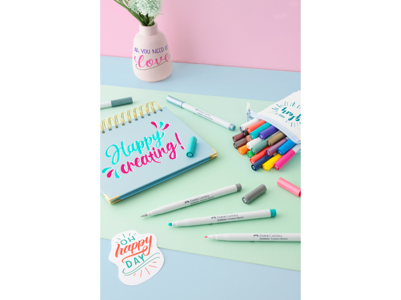 Markerid Faber-Castell Gofa Creative Marker kpl 50tk - Pilt 3