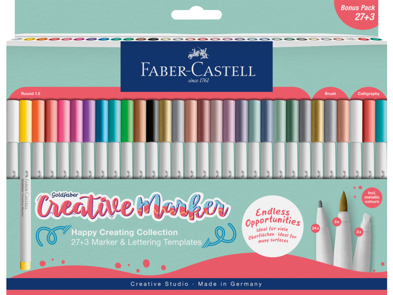 Markerid Faber-Castell Gofa Creative Marker kpl 50tk