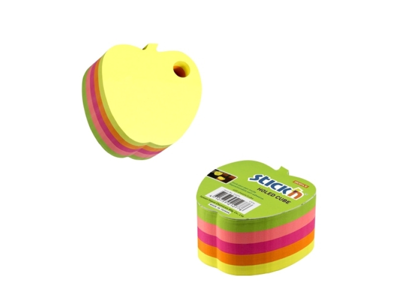 Märkmekuup StickN 21277 70x70 õun 400L, neoonvärvid