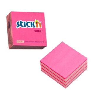 Märkmekuup StickN 21338 kaks värvi 51x51mm 250L neoonmagenta