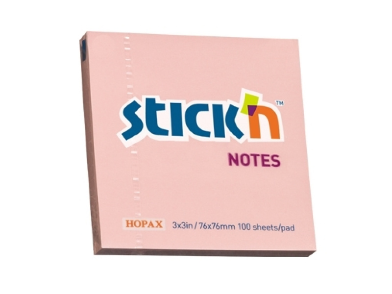 Märkmepaber StickN 21148 76x76mm 100L roosa