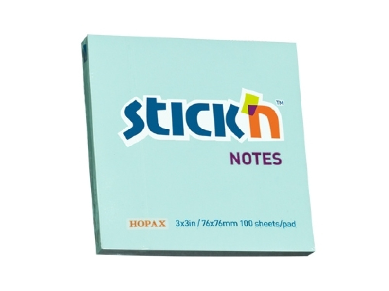 Märkmepaber StickN 21149 76x76mm 100L sinine