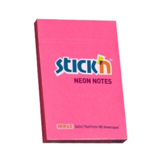 Märkmepaber StickN 21161 51x76mm 100L neoon magenta