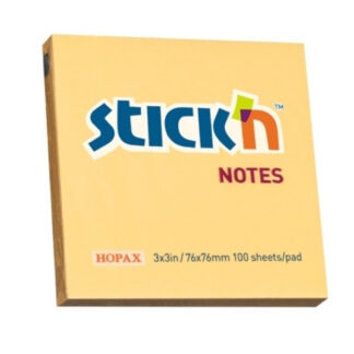 Märkmepaber StickN 21391 76x76mm 100L oranz