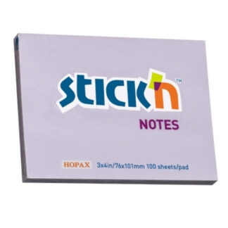 Märkmepaber StickN 21404 76x102mm 100L lilla