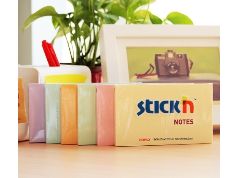Märkmepaber StickN 21405 76x127mm 100L lilla - Pilt 2