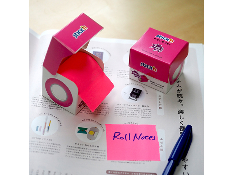 Märkmepaber StickN 21904 rullis 50mmx10m neon magenta - Pilt 3