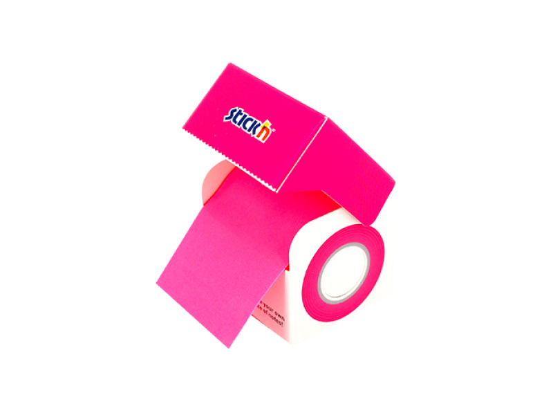 Märkmepaber StickN 21904 rullis 50mmx10m neon magenta