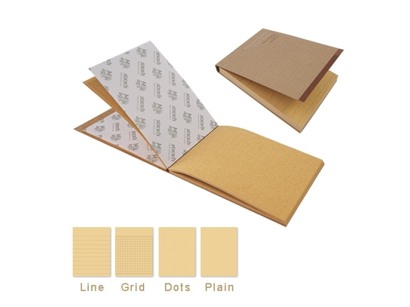 Märkmepaber StickN Kraft Magic pads 102x76mm 80Lx4 värvi - Pilt 3