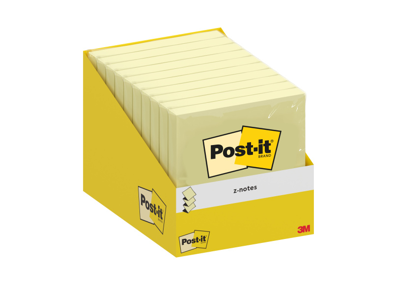 Märkmepaber-Z 3M Post-it 76x76mm kollane - Pilt 2