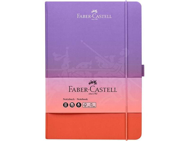 Märkmik Faber-Castell A5, ruuduline, Punchy melon