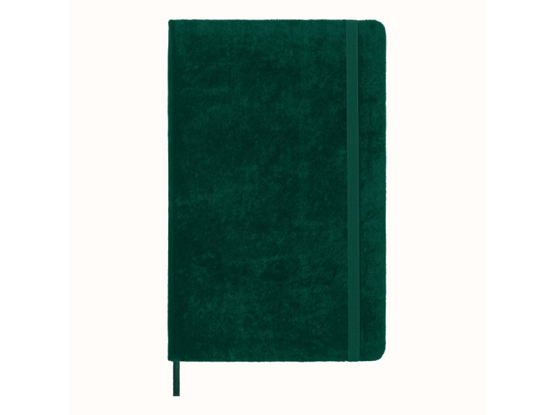 Märkmik Moleskine 13x21cm, jooneline, kõvad kaaned, roheline
