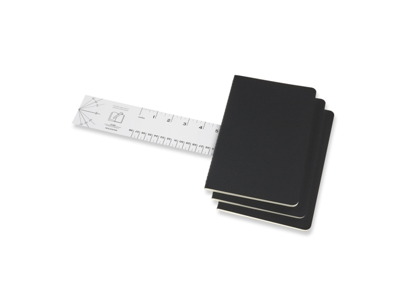 Märkmik Moleskine Cahier 13x21cm, täpiline, pehmed kaaned, must - Pilt 5