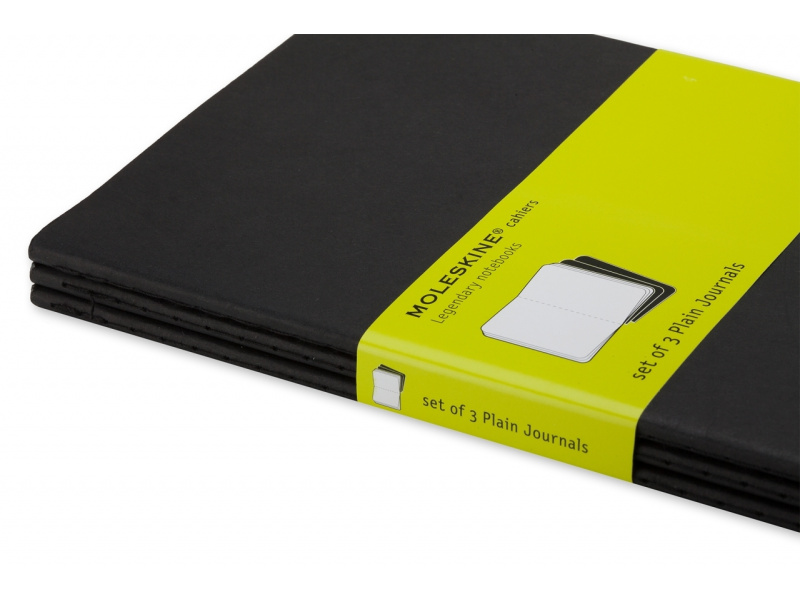 Märkmik Moleskine Cahier 13x21cm, valge, pehmed kaaned, must - Pilt 2