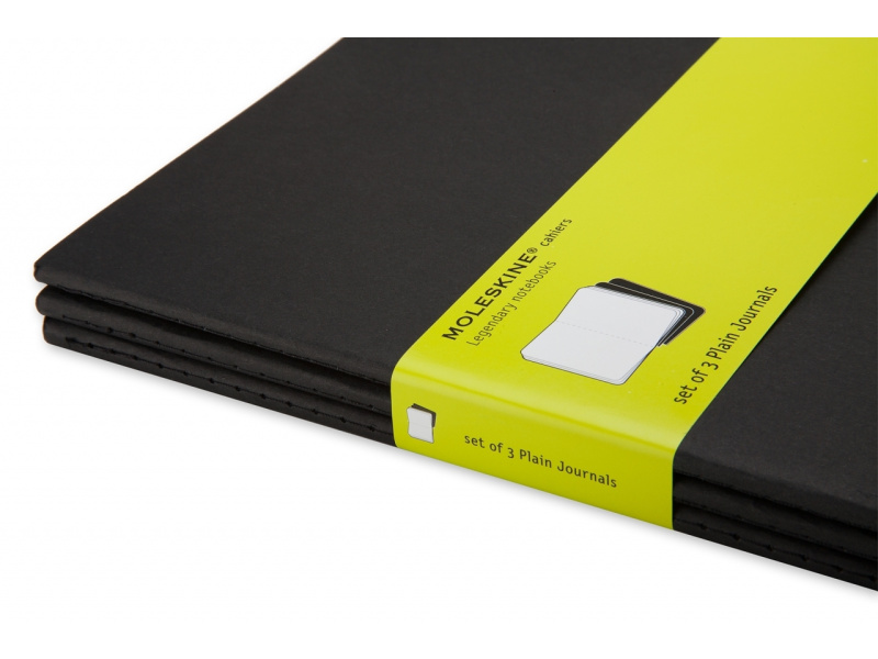Märkmik Moleskine Cahier 19x25cm, valge, pehmed kaaned, must - Pilt 2