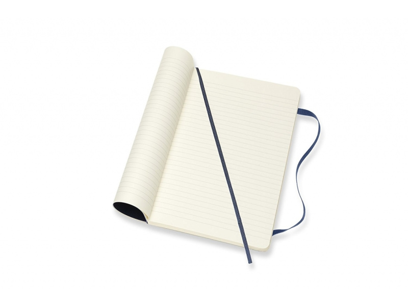 Märkmik Moleskine Classic 13x21cm, jooneline, pehmed kaaned, sinine - Pilt 2