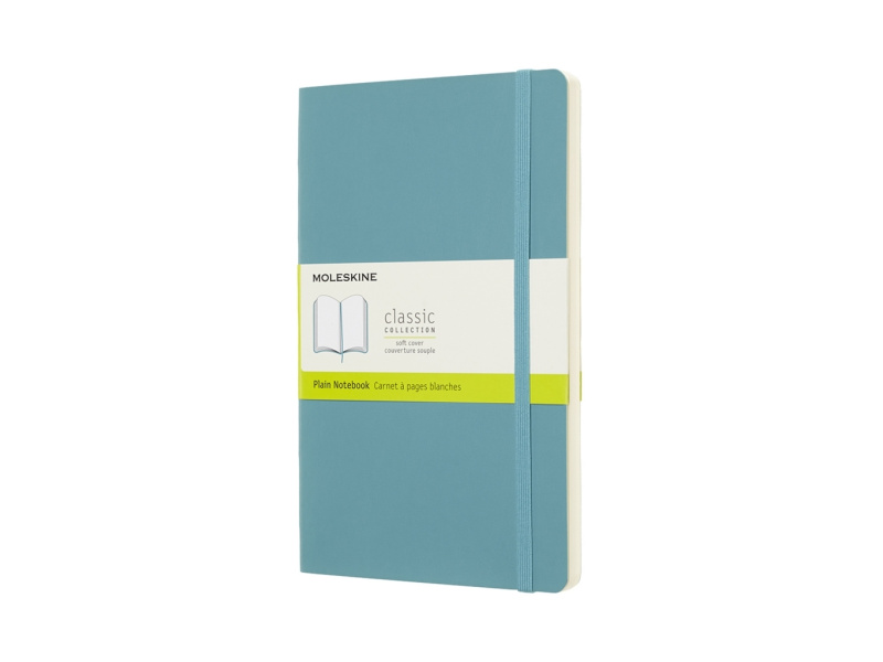 Märkmik Moleskine Classic 13x21cm, valge, pehmed kaaned, sinine