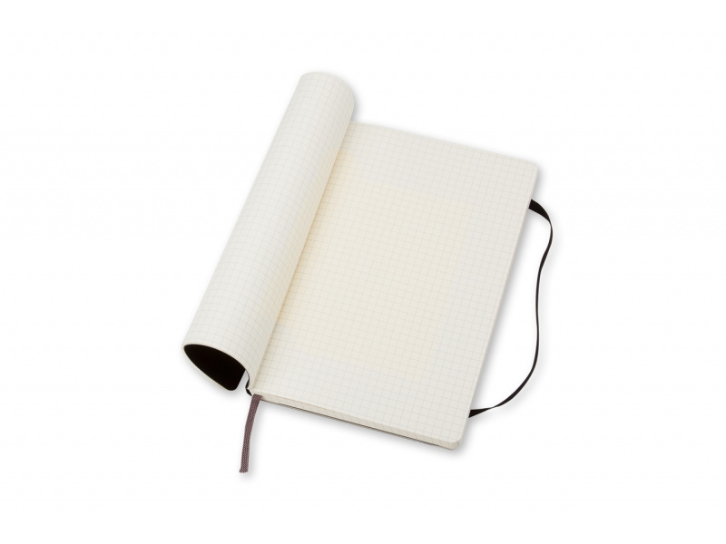 Märkmik Moleskine Classic 9x14cm, ruuduline, pehmed kaaned, must - Pilt 4