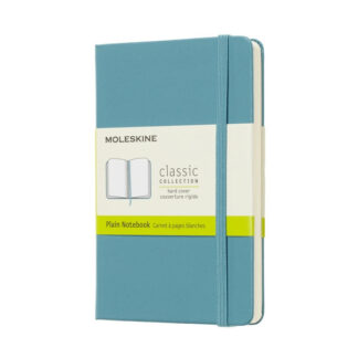 Märkmik Moleskine Classic 9x14cm, valge, kõvad kaaned, sinine