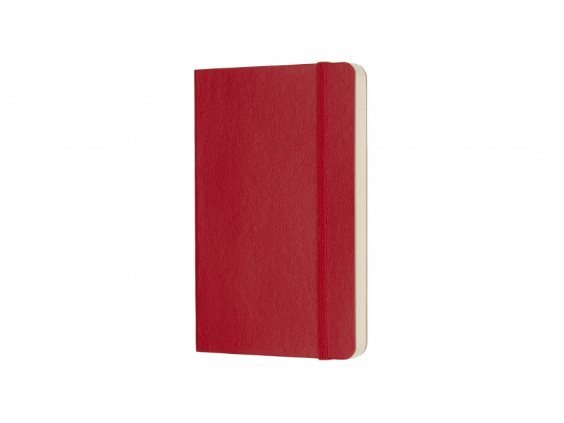 Märkmik Moleskine Classic 9x14cm, valge, pehmed kaaned, punane - Pilt 2