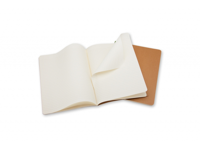 **Märkmik Moleskine Evernote 19x25cm, jooneline, pehmed kaaned, 2tk/pk pruun - Pilt 3