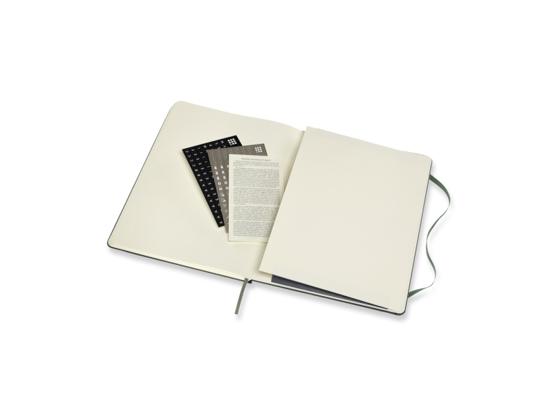 Märkmik Moleskine PRO Notebooks 19x25cm, pro, kõvad kaaned, roheline — изображение 4