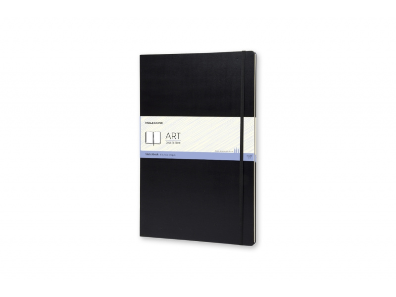 Märkmik Moleskine Sketchbooks A3, valge, kõvad kaaned, must