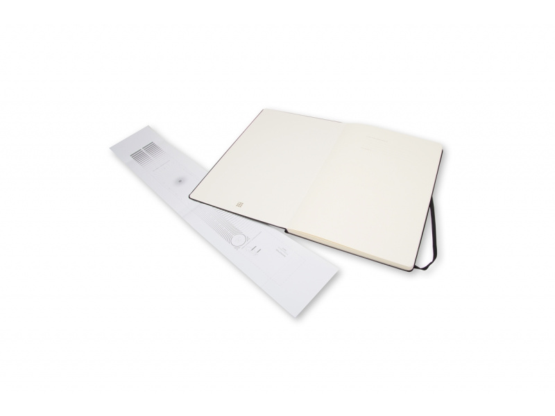 Märkmik Moleskine Sketchbooks A4, valge, kõvad kaaned, must - Pilt 4