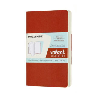 Märkmik Moleskine Volant 9x14cm, valge, pehmed kaaned, sinine