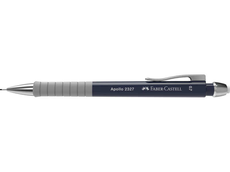 Mehaaniline harilik pliiats Faber-Castell Apollo 0.7mm tume sinine